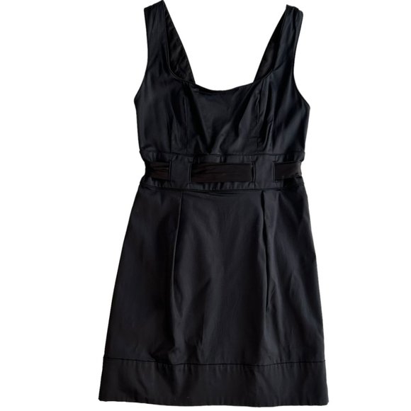 French Collection Black Sleveless Mini Dress - Picture 2 of 6